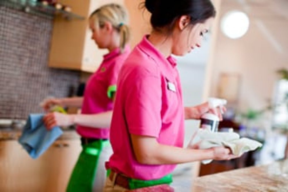 Better Life Maids Providing Kitchen Cleaning Services to a Home in St. Charles