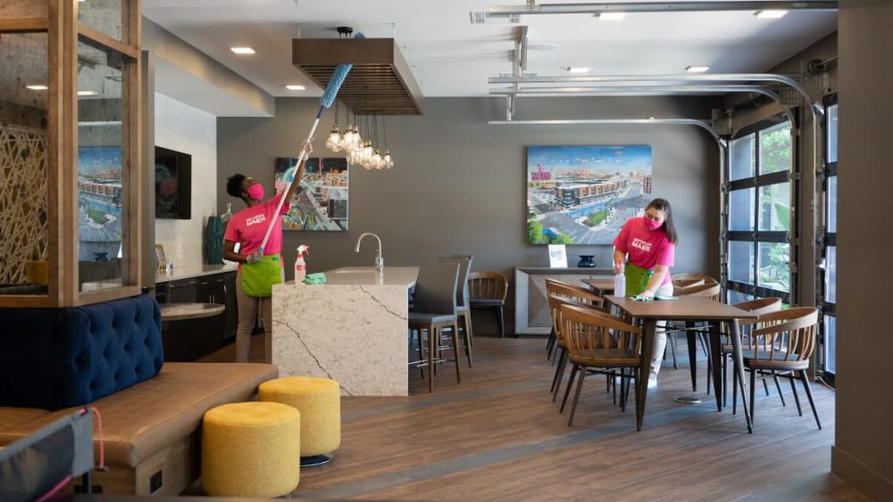 Better Life Maids Providing Commercial Cleaning Services to a St. Louis Area Business