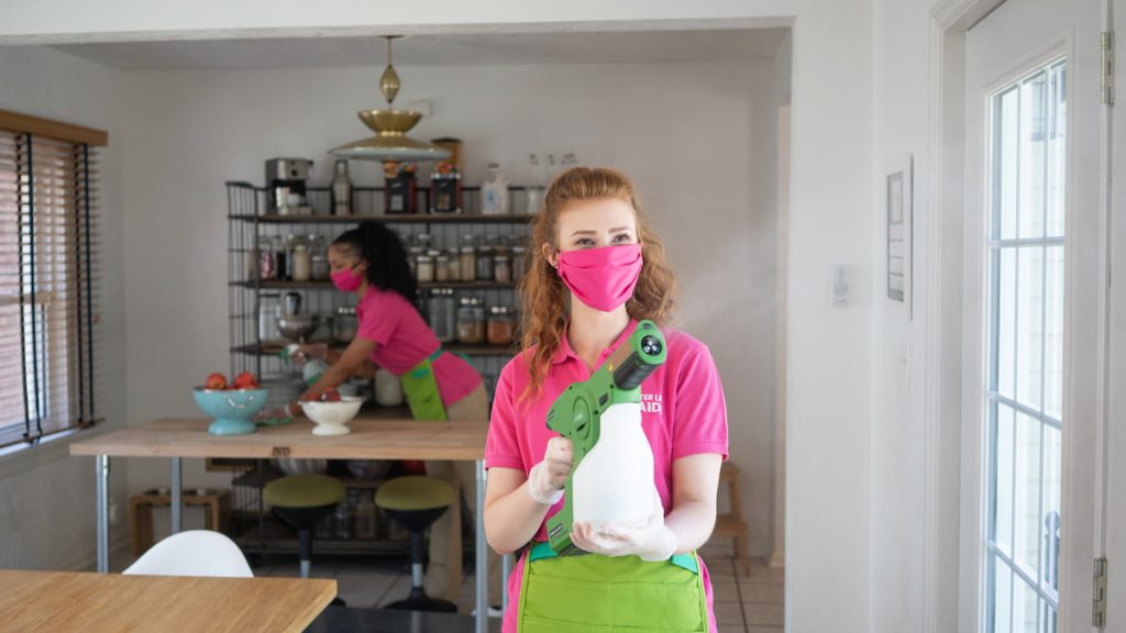 House Cleaners Cleaning a Home in St. Louis