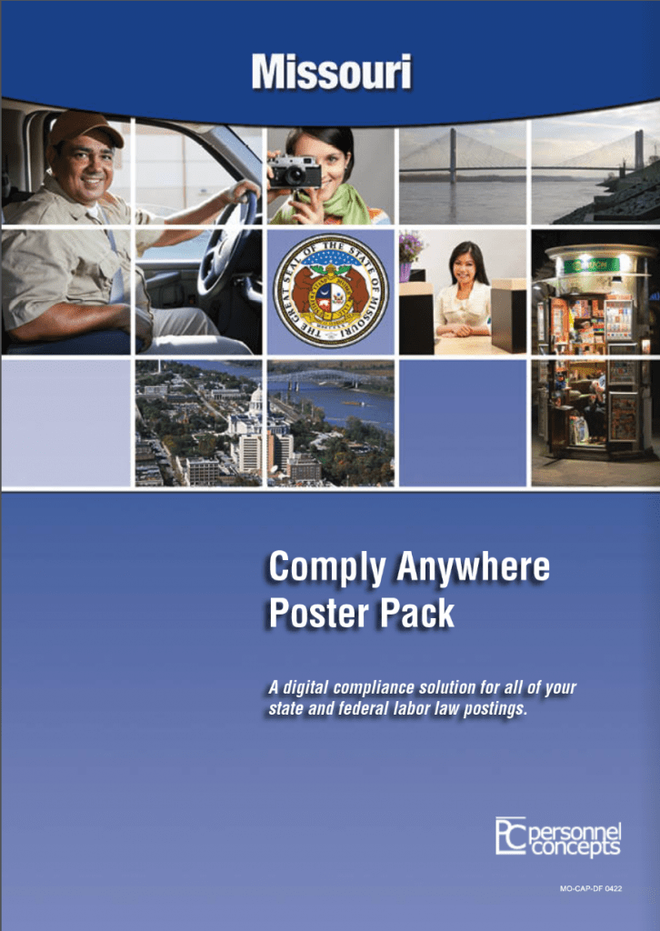 Missouri workplace compliance poster pack