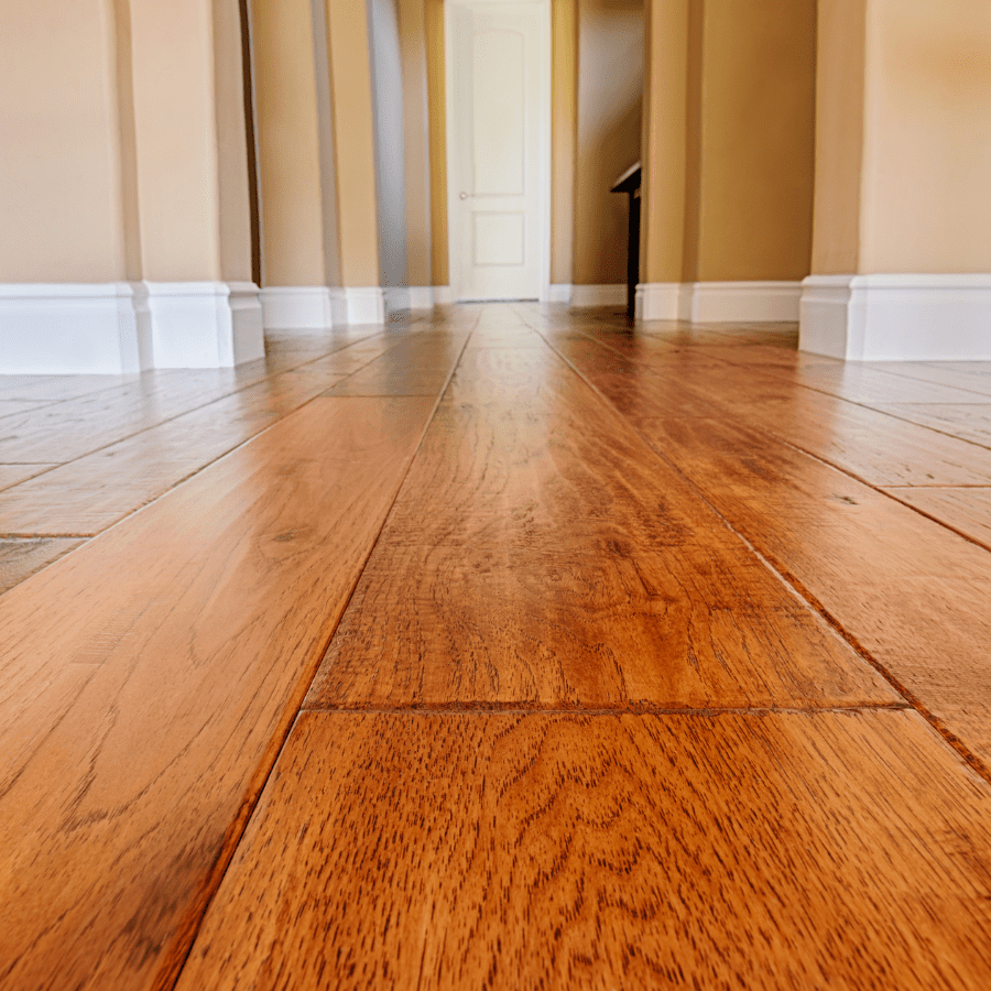 pretty shiny hardwood floors in a home in o'fallon MO